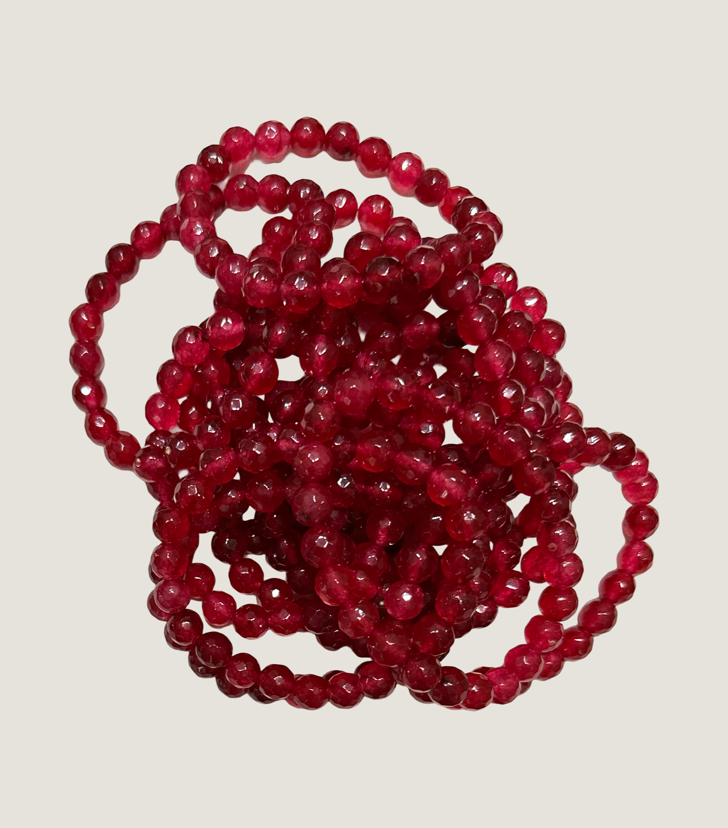 Ruby Jade Enigma Bracelet