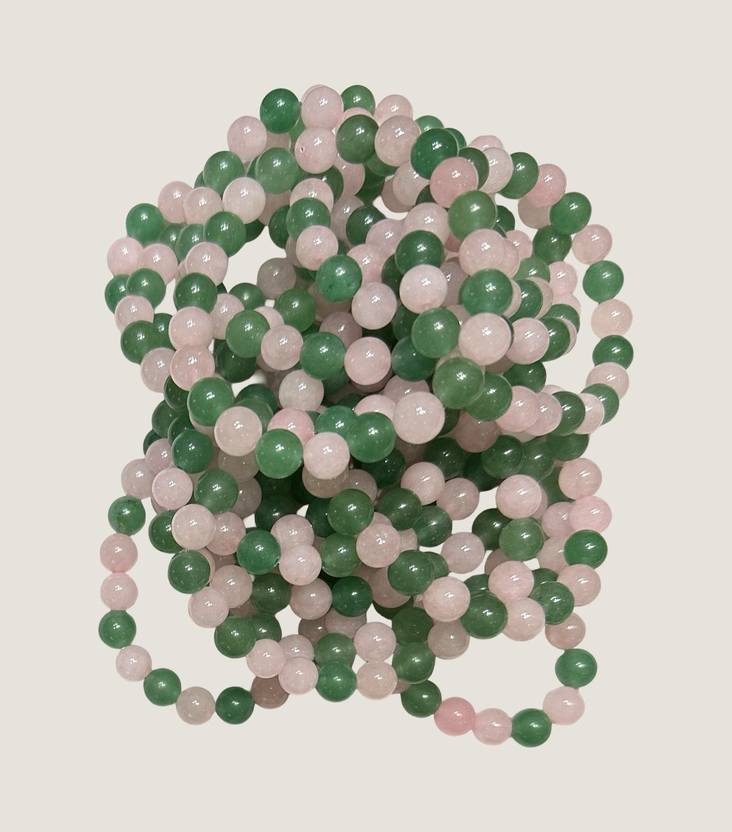 Rose Quartz x Green Aventurine Enigma Bracelet