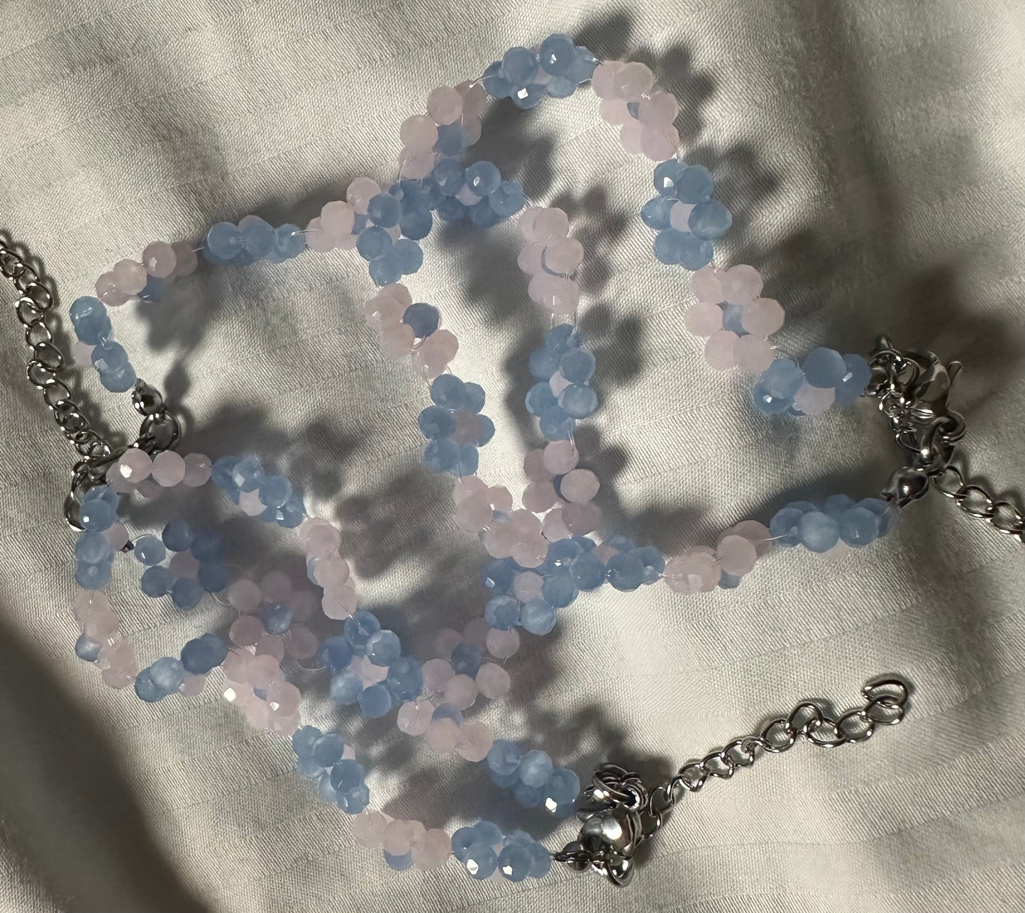 Blue x Pink Bloom Bracelet