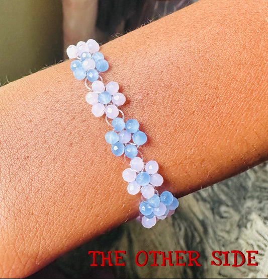 Blue x Pink Bloom Bracelet
