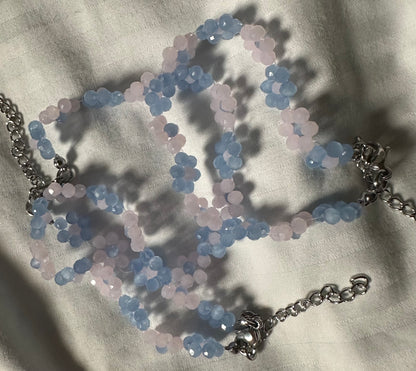 Blue x Pink Bloom Bracelet